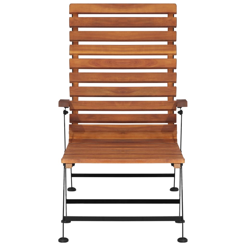 vidaXL Patio Deck Chair Solid Wood Acacia-0