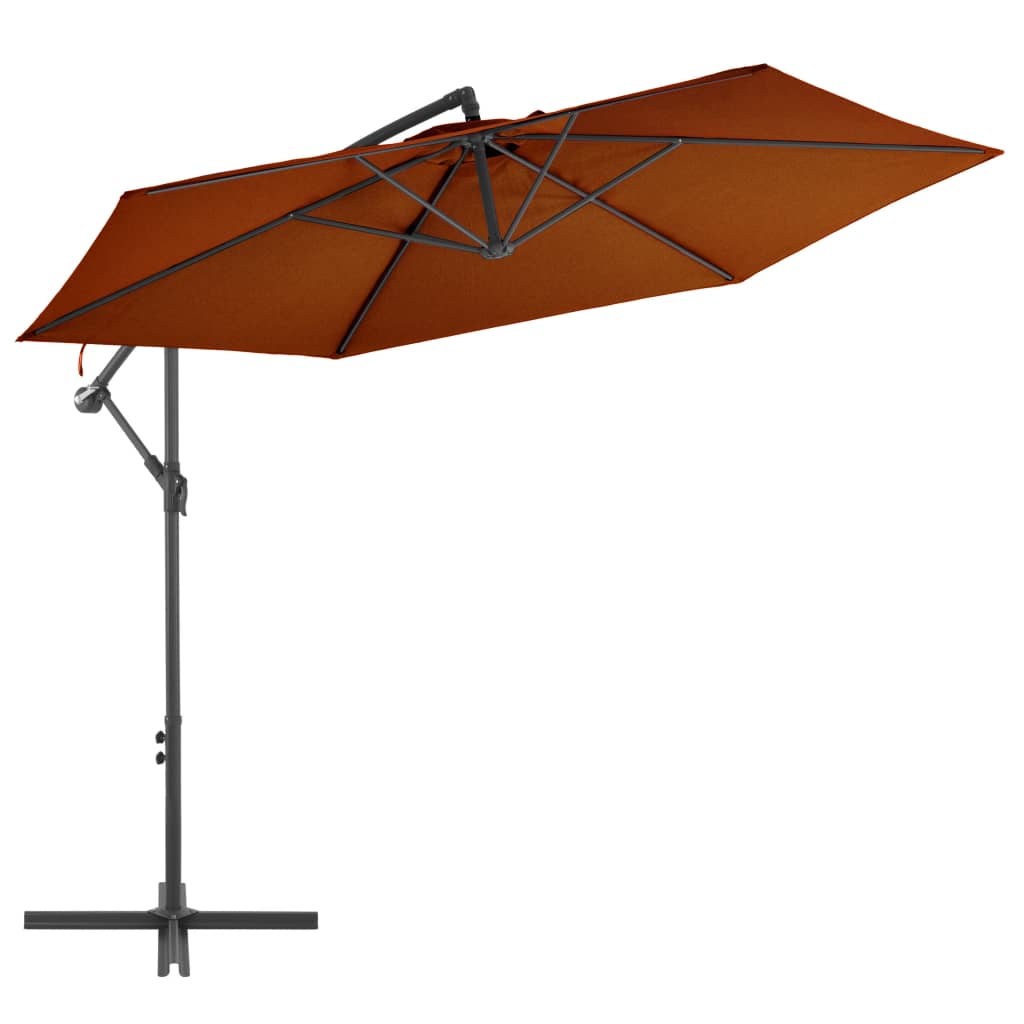 vidaXL Cantilever Umbrella Tilting Parasol Outdoor Umbrella Patio Sunshade-0