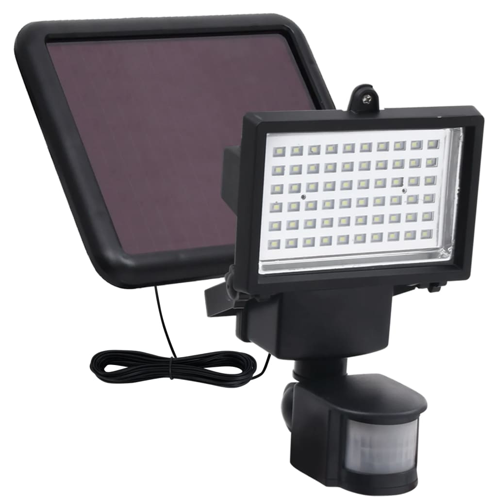 vidaXL Solar Motion Sensor Light Outdoor Flood Lighting LED Security Light-0