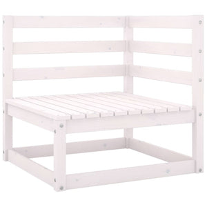 vidaXL Patio Furniture Set 6 Piece Outdoor Sectional Sofa Solid Wood Pine-49