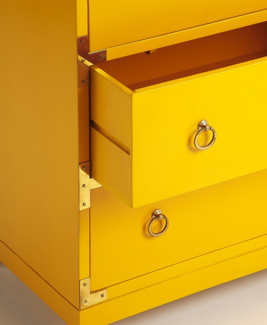 Ardennes Yellow Campaign Accent Chest - 99fab 