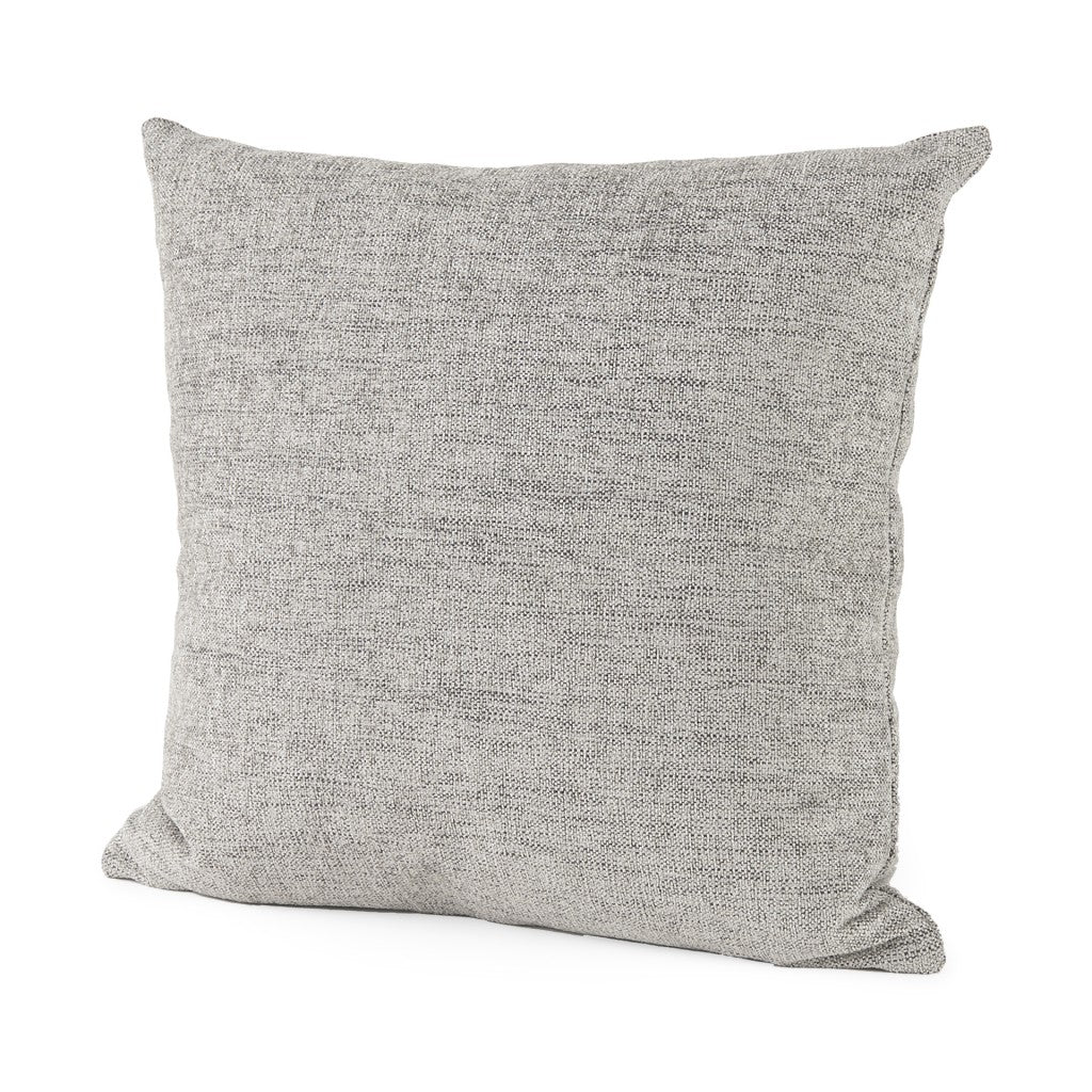 Stone Gray Basket Weave Accentthrow Pillow - 99fab 