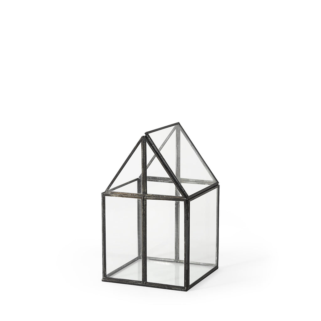Petite House Shaped Glass Terrarium - 99fab 