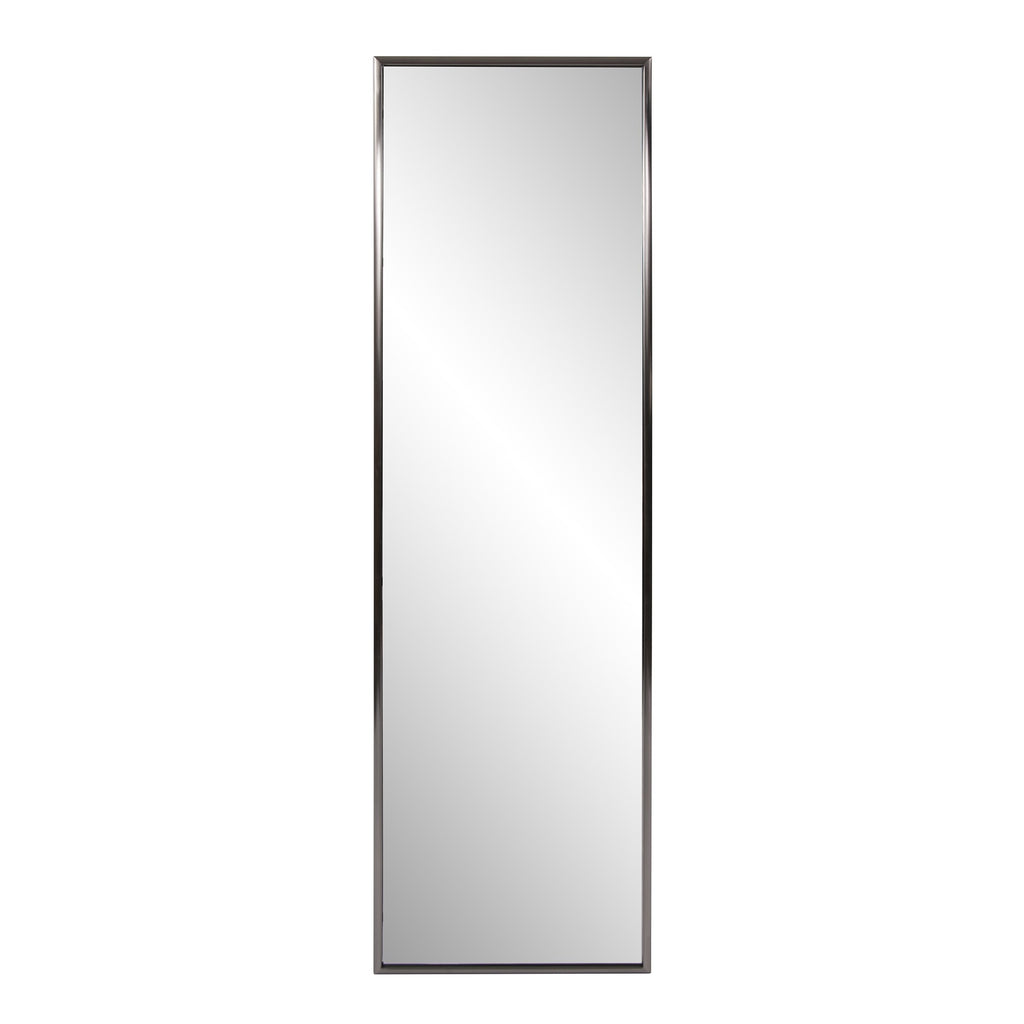 Brushed Titanium Rectangular Full Length Wall Mirror - 99fab 