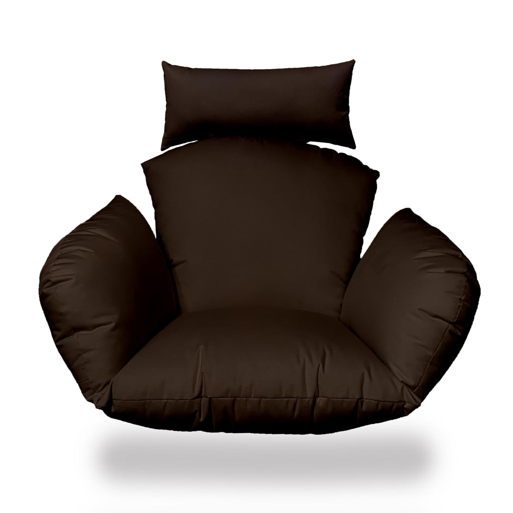 Primo Chocolate Brown Indoor Outdoor Replacement Cushion for Egg Chair - 99fab 