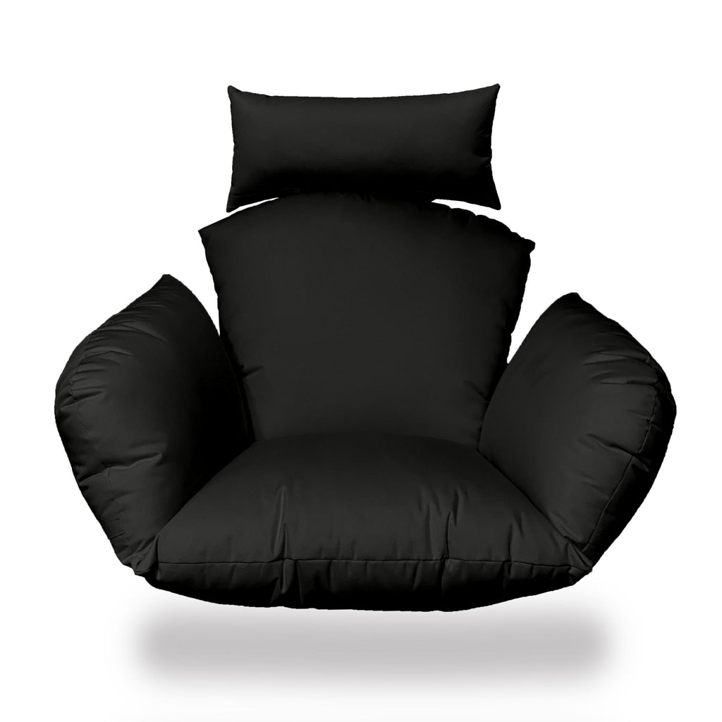 Primo Black Indoor Outdoor Replacement Cushion for Egg Chair - 99fab 