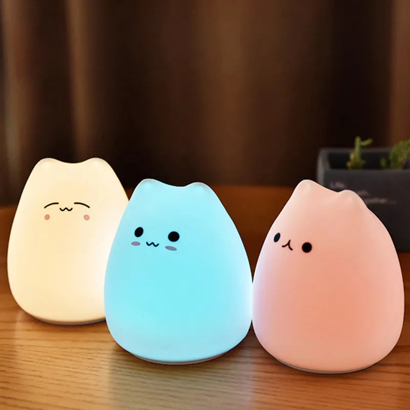 Silicone Touch Sensor LED Night Lamp - 99fab 