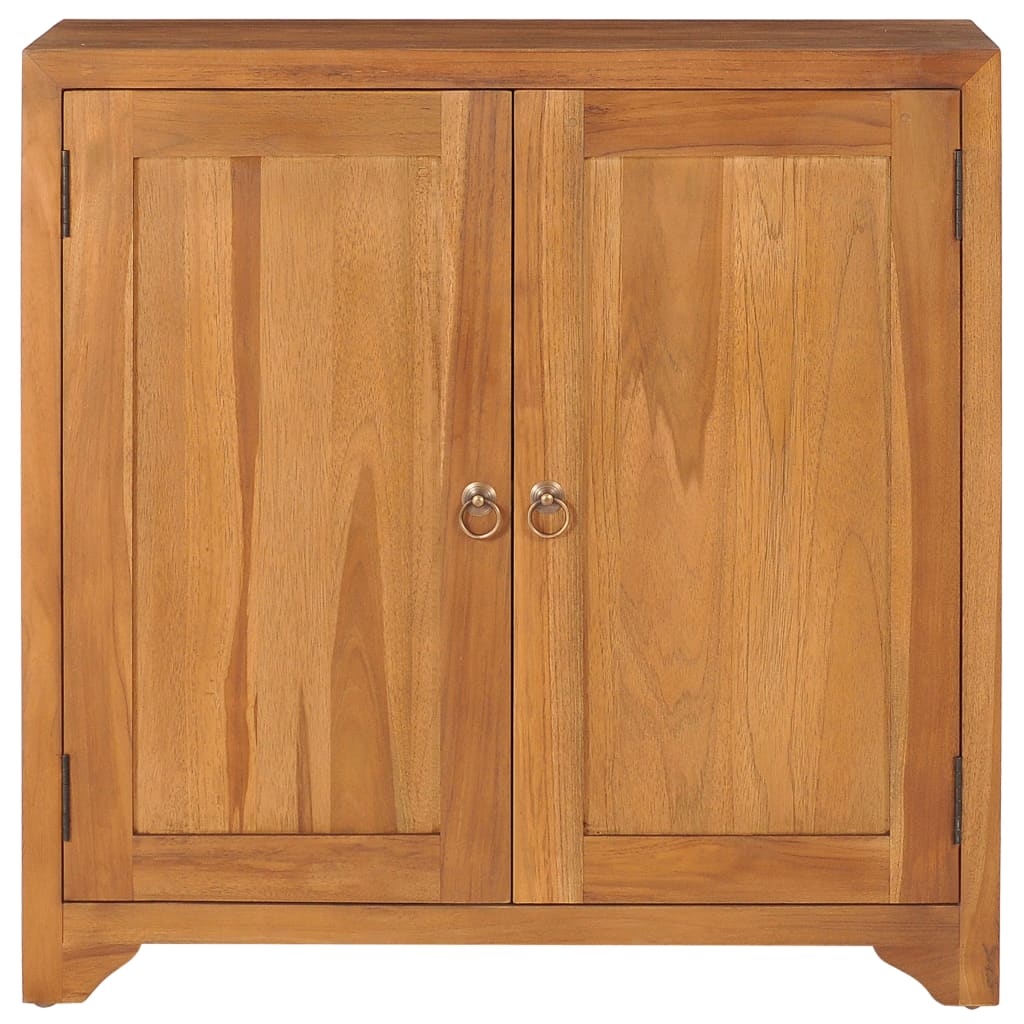 vidaXL Cabinet 27.6"x11.8"x27.6" Solid Wood Teak-0
