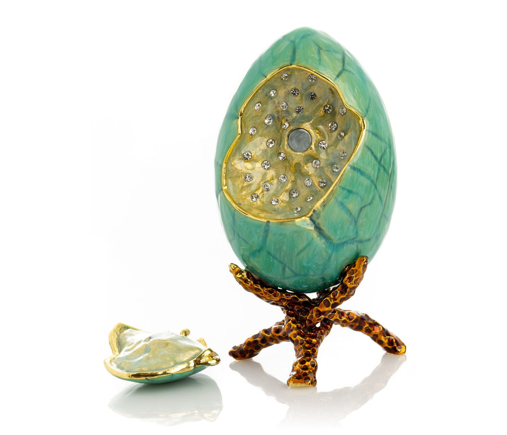 Turquoise Faberge Egg-0