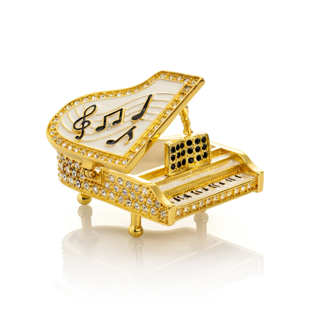 Golden White Piano-0