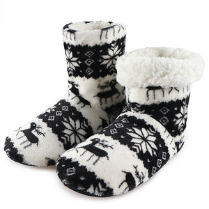 Christmas Winter Women Warm Fur Slippers Claquette Fourrure - women shoes - 99fab.com