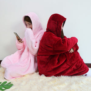 Women Blanket Sweatshirt Robe