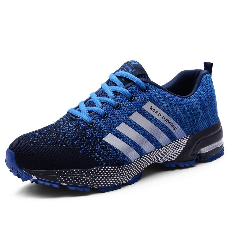 Breathable Keep Running Men Shoes Lightweight Non-slip Comfort Sneakers - 99fab 