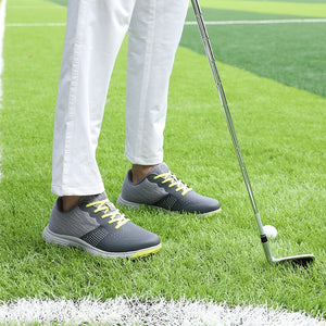 Men Waterproof Golf Shoes Spikes Golfing Anti Slip Sneaker for Men