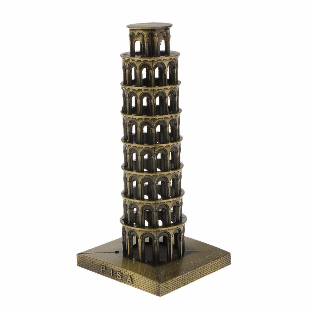 NEO 16cm(6.3")Retro Metal Italy The Leaning Tower of Pisa - antiques - 99fab.com