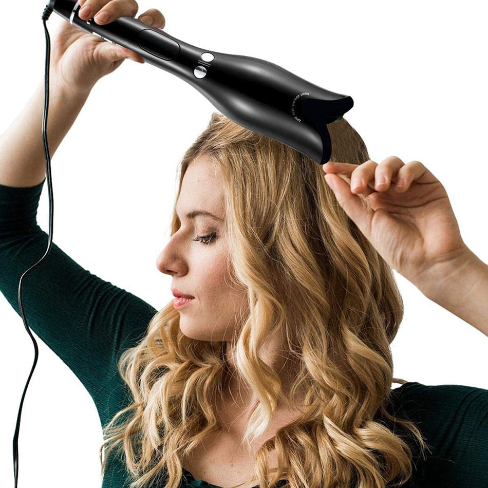Rose-shaped Multi-Function LCD Automatic Curling Iron - Hair styling tool - 99fab.com