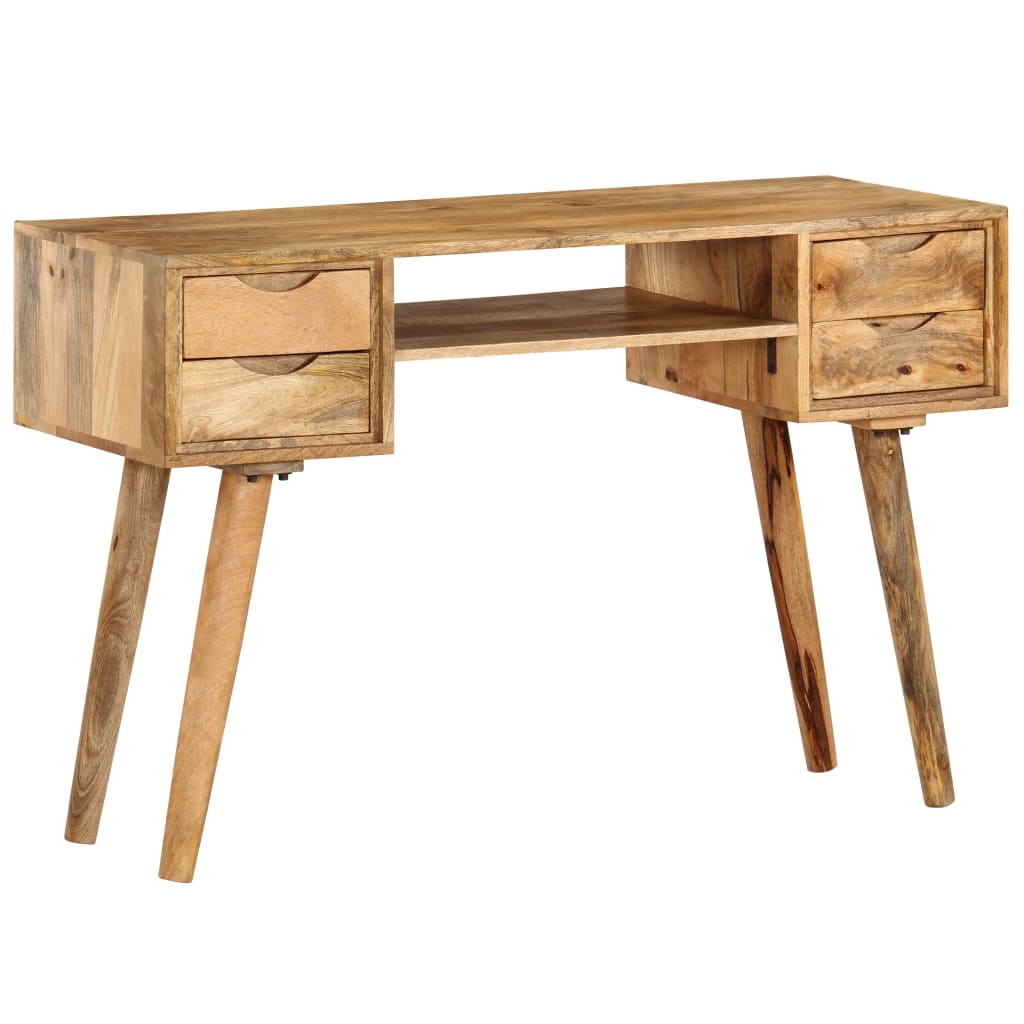 vidaXL Writing Desk Solid Mango Wood 45.3"x18.5"x29.9"-0