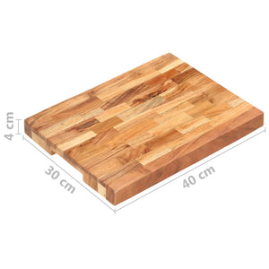 vidaXL Cutting Board Wooden Chopping Board with Strip Design Solid Wood Acacia-8