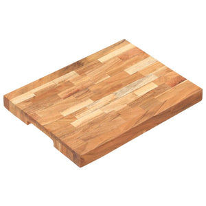 vidaXL Cutting Board Wooden Chopping Board with Strip Design Solid Wood Acacia-27