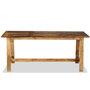 vidaXL Dining Table Solid Reclaimed Wood 70.9"-1
