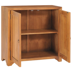 vidaXL Cabinet 27.6"x11.8"x27.6" Solid Wood Teak-1
