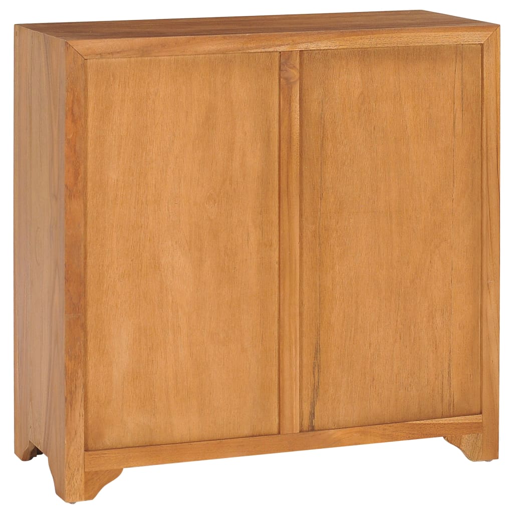 vidaXL Cabinet 27.6"x11.8"x27.6" Solid Wood Teak-3