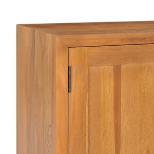 vidaXL Cabinet 27.6"x11.8"x27.6" Solid Wood Teak-4