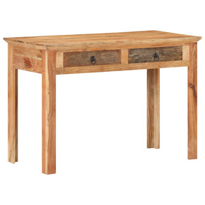 vidaXL Desk 43.3"x19.7"x29.5" Solid Reclaimed Wood-9