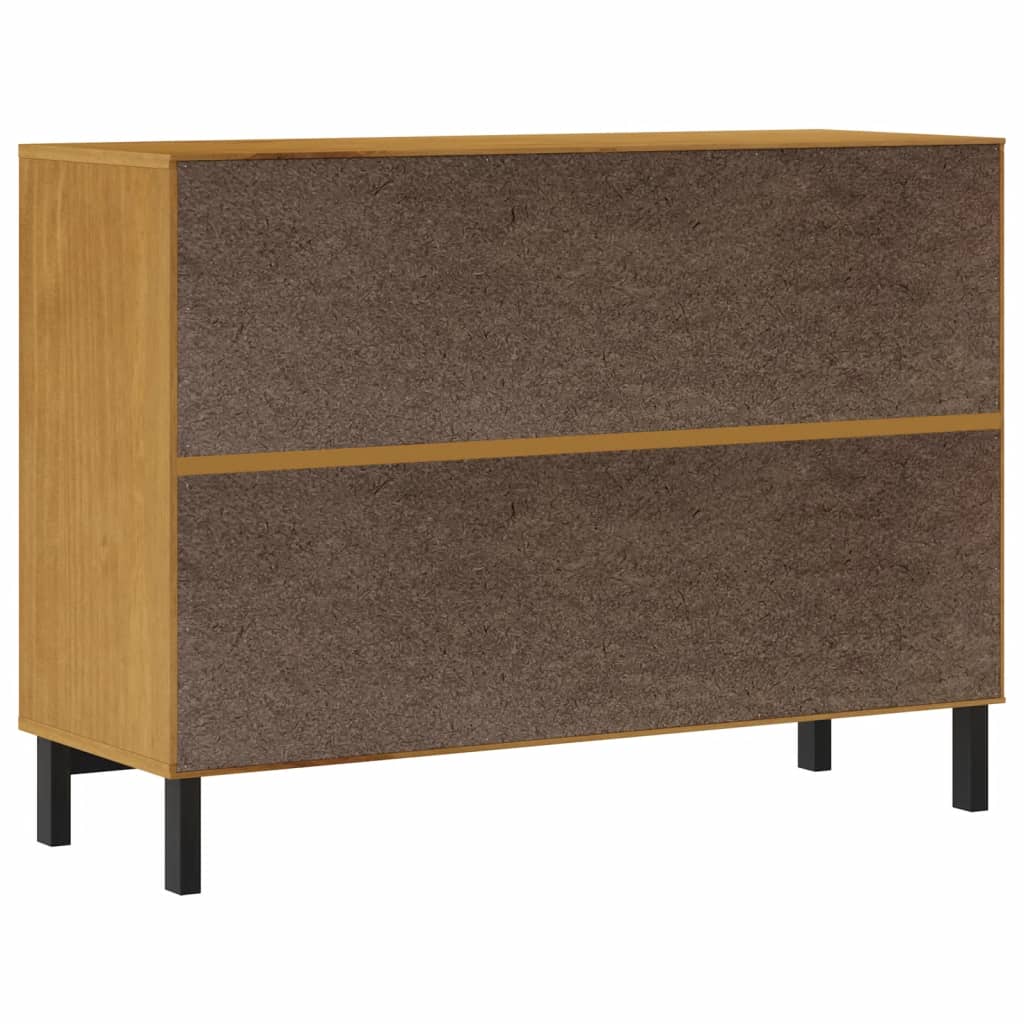 vidaXL Drawer Cabinet FLAM 43.3"x15.7"x31.5" Solid Wood Pine-5