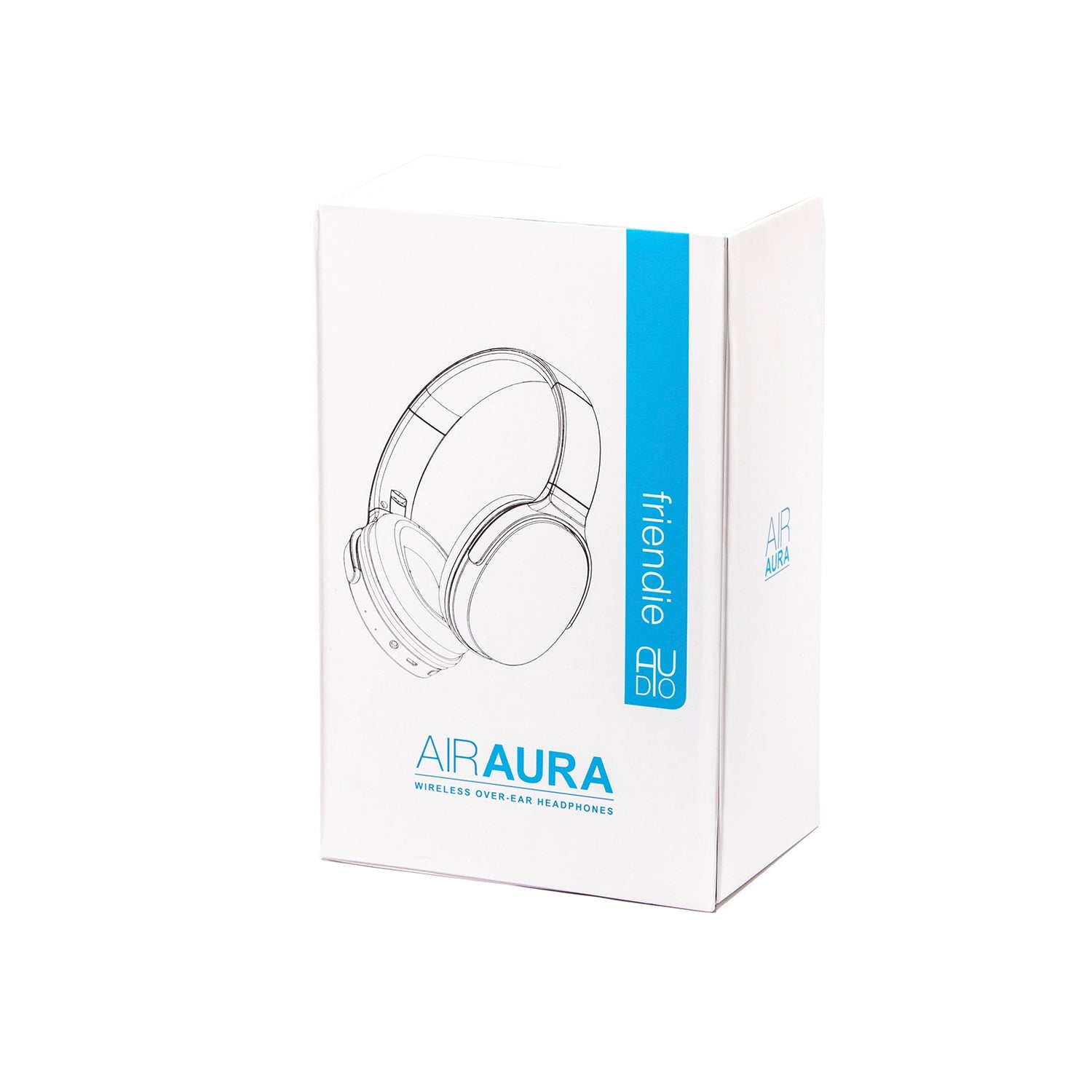 AIR Aura Matte Black (Over Ear Wireless Headphones)