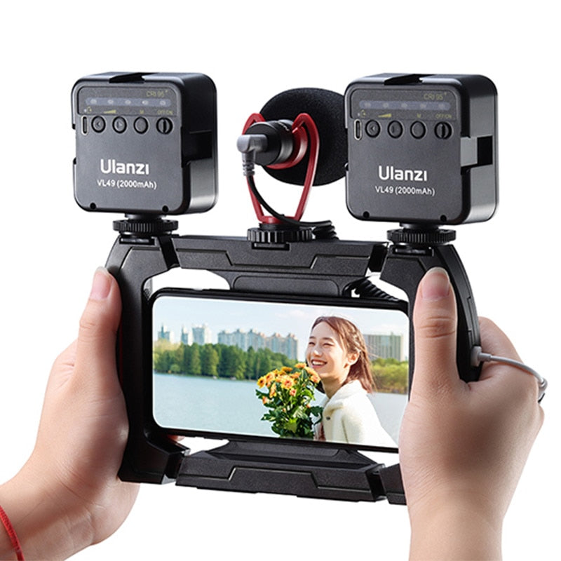 U-Rig Lite Handheld Camera Bracket Mobile Phone Vlog Mounts Holder - 99fab 